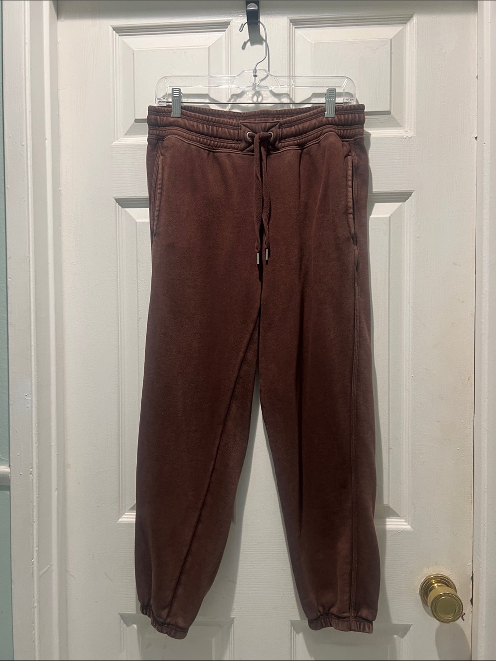 aerie Brown Drawstring Jogger Sweatpants